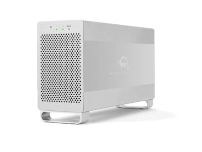 OWC Mercury Elite Pro Dual, HDD-kabinett, 3,5", Serial ATA II, Serial ATA III, USB-tilkobling, Hvit
