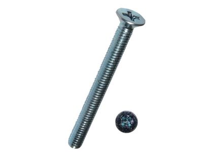 Dresselhaus Forsenkede skruer 4,8 Phillips H, M4 x 70mm, Forsinket, Pakke med 200, Skrue, Metall, Flad, Sink, M4, Rundt hoved