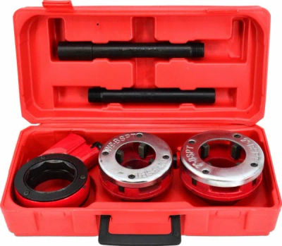 AWTOOLS gjengeverktøy for rør 2 stk. 1-1/2", 2" sett i koffert