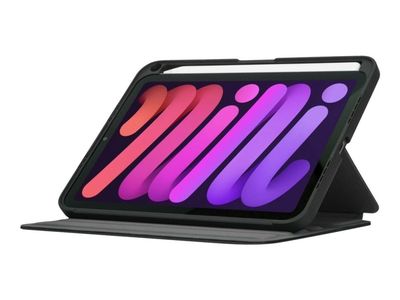 Targus Click-In - Lommebok for nettbrett - svart - for Apple iPad mini (6. generasjon, A17 Pro)