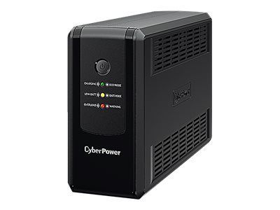 CyberPower UT Series UT650EG - UPS - AC 230 V - 360 Watt - 650 VA - utgångskontakter: 3 - svart