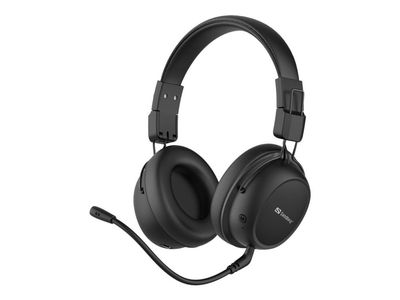 Sandberg Bluetooth Headset ANC FlexMic - Headset - fullstorlek - Bluetooth - trådlös - aktiv brusradering