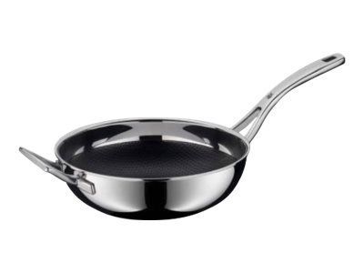 WMF Profi Resist - Wok - 28 cm - ikke-klebende - svart, rustfritt stål