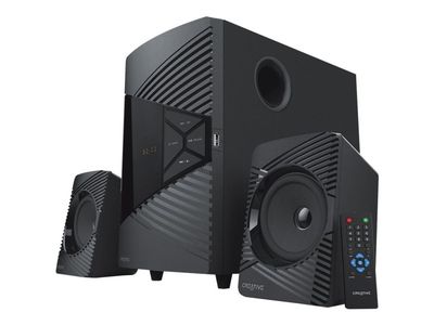 Creative SBS E2500 - Högtalarsystem - för persondator - 2.1-kanals - Bluetooth - 30 Watt (Total) - svart