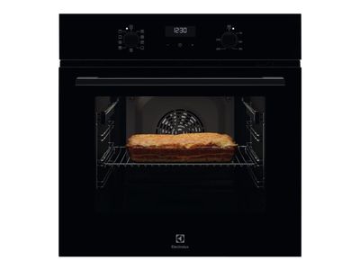 Electrolux SurroundCook 600 EOF5C50BZ - Ovn - innebygd - fordypning - bredde: 56 cm - dybde: 55 cm - høyde: 57.8 cm - med selvrens - Klasse A - svart