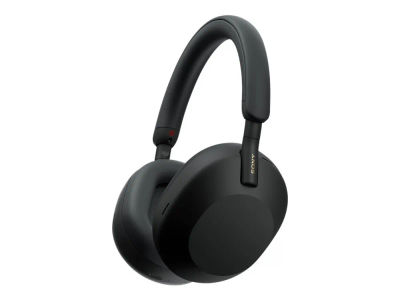 Sony WH-1000XM5 - Hörlurar med mikrofon. - full storlek - Bluetooth - trådlös, kabel - aktiv brusreducering - 3,5 mm jack - svart
