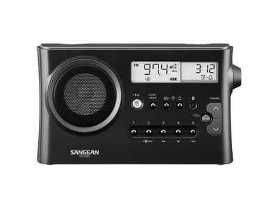 PR-D4BT AM/FM/Bluetooth portabel digital radiomottagare med grå färg