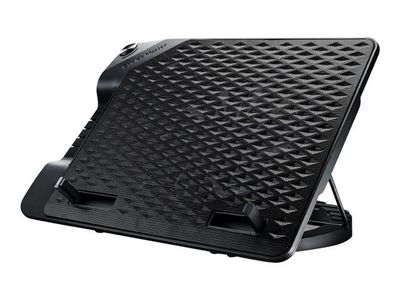 Cooler Master Notepal ERGOSTAND III - Jalusta kannettavalle tietokoneelle - 4-porttisella USB-keskittimellä, tuulettimella - 230 mm - musta