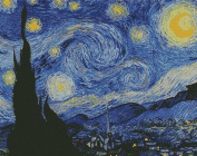 Ideyka diamantmosaikk - Vincent van Gogh 40x50 cm