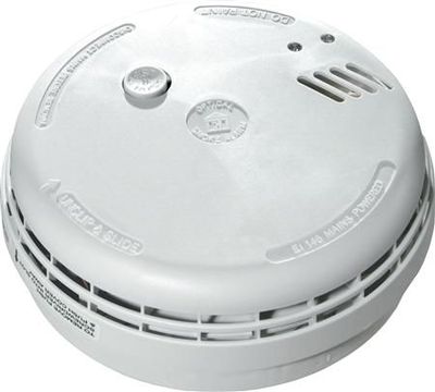 Aico Ei146e brandvarnare 230 V vit - med 9 V reservbatteri
