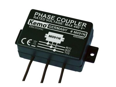 Kemo Powerline M091N fas-kopplare för byggmodul ingångsspänning (område): 400 V/AC (max.)