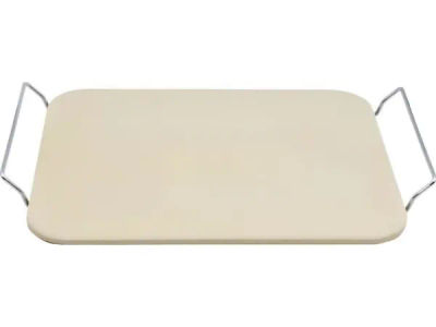 Brunbeste pizzastein 38 x 30 cm med stativ BB-2929