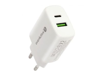EverActive-lader EverActive SC-370Q vegglader med USB QC3.0 og USB-C PD PPS 25W-port