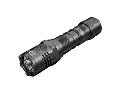 Nitecore P20iX, Taktisk lommelykt, Svart, Aluminium, Knapper, 2 m, 2 m