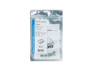 Smartkeeper CL04P1GN, Portblokker, USB Type-C, Grønn, Plast, 10 stykker, Polybag