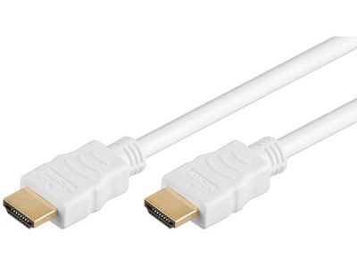 Goobay 61025, 15 m, HDMI Type A (Standard), HDMI Type A (Standard), 10,2 Gbit/s, Audio Return Channel (ARC), Hvit