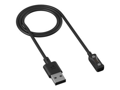 Polar Charge 2.0 - Ladekabel for smartarmbåndsur - USB hann til 4-stiftskontakt magnetisk - svart