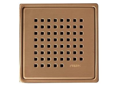 PURUS PVD behandlet kobber rustfri rist og ramme CHESS 150x150mm