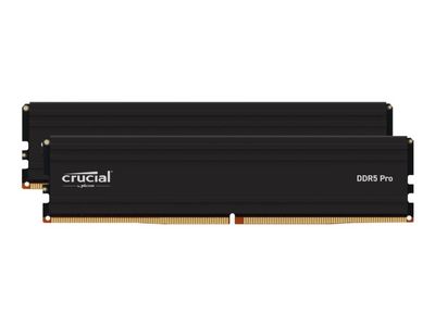 Crucial - DDR5 - sats - 32 GB: 2 x 16 GB - DIMM 288-pin - 5600 MHz / PC5-44800 - CL46 - 1.1 V - ej buffrad