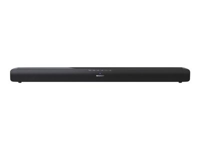 Sharp HT-SB100 - Soundbar - trådlös - Bluetooth 5.1 - glänsande svart (grillfärg - svartglänsande finish)