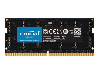 Crucial - DDR5 - modul - 32 GB - SO DIMM 262-pin - 5600 MT/s / PC5-44800 - CL46 - 1.1 V - icke ECC