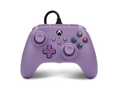 PowerA XBGP0025-01, Gamepad, PC, Xbox Series S, Xbox Series X, D-pute, Hjem-knapp, Modusknapp, Koblet med ledninger (ikke trådløs), USB, Lilac