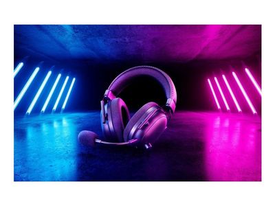 Razer BlackShark V2 PRO - 2023 Edition - headset - fullstorlek - Bluetooth/radiofrekvens 2,4 GHz - trådlös - ljudisolerande - svart