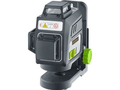 Laserliner PocketPlane-Laser 3G, 0,3 mm/m, 3,5°, 515 nm, Linjevater, Sort, Grønn, 1/4,5/8"