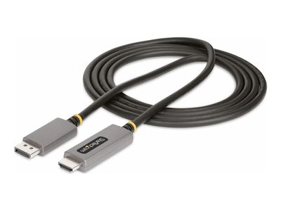 Startech 6ft (2m) DisplayPort to HDMI Adapter Cable, 8K 60Hz, 4K 144Hz, HDR10, DP 1.4 to HDMI 2.1 Active Video Converter, DisplayPort Desktop to HD...