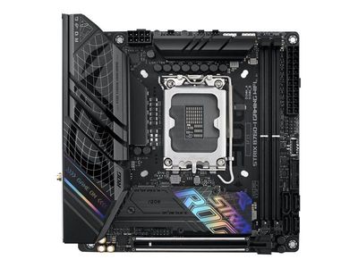 ASUS ROG STRIX B760-I GAMING WIFI - Moderkort - mini ITX - LGA1700-uttag - B760 Chipuppsättning - USB 3.2 Gen 1, USB-C 3.2 Gen 1, USB-C 3.2 Gen 2x2...