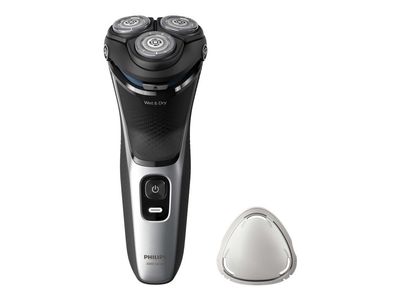 Philips 3000 Series S3143 - Barbermaskin - trådløs - lys sølvfarge