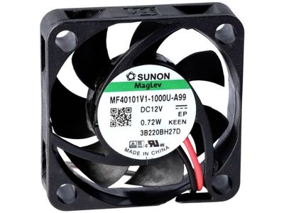 Sunon axialfläkt MF40101VX-1000U-A99 12 V/DC 16,81 m³/h (L x B x H) 10 x 40 x 40 mm