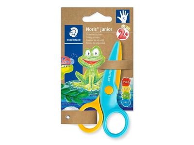 Staedtler Noris Junior, Barn, Rett kutt, Single/enkelt, Blå, Gult, Metall, Høyrehendt