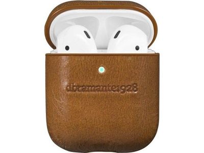 dbramante skyddsfodral Copenhagen Leather till AirPods 1/2 brun