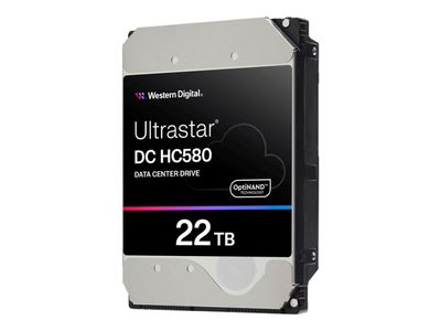WD Ultrastar DC HC580 WUH722422ALE6L4 - Harddisk - 22 TB - intern - 3,5" - SATA 6 Gb/s - 7200 rpm - buffer: 512 MB