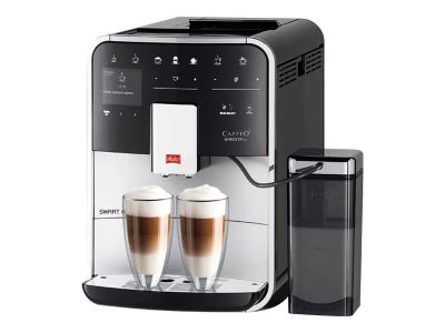 Melitta CAFFEO Barista TS Smart - Automatisk kaffemaskin med melkeskummer - 15 bar - sølv
