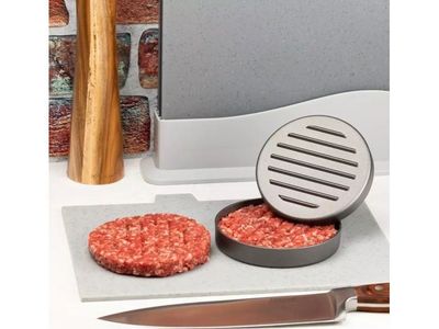 KINGHOFF hamburgerpresse i aluminium 12 cm