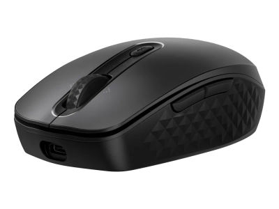 HP 695 - Mus - Qi-laddning - 7 knappar - trådlös - Bluetooth - svart