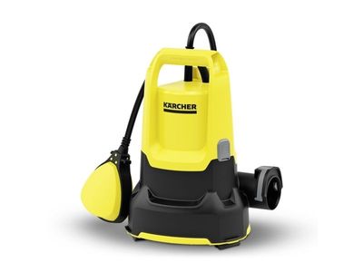 Kärcher SP 9.000 FLAT, Svart, Gul, 10 m, 9000 l/h, 7 m, 1 mm, 6 m