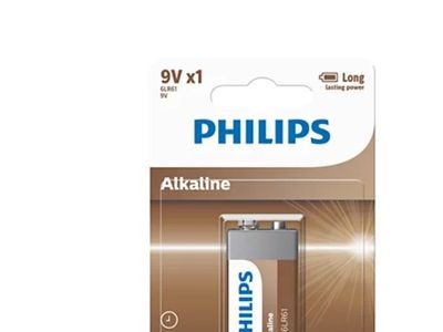 PHILIPS battery tech alkaline 9V 1-pack - 2110056