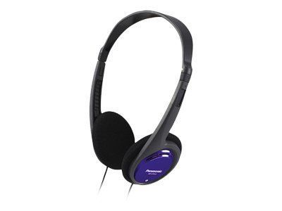 Panasonic RP-HT010E-A - Hodetelefoner - on-ear - kablet - 3,5 mm jakk - blå