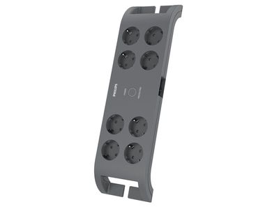 Philips Kodinelektroniikan ylijännitesuoja SPN3080B/10, 900 J, 8 AC-pistorasia(a), Valkoinen, 2 m, 721,5 g, 160 mm