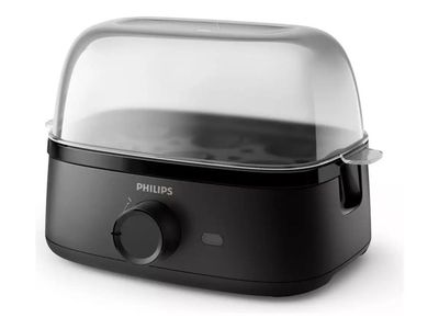 Philips 3000 series Egg Cooker HD9137/90 Täydellisesti keitettyjä kananmunia joka päivä, 6 munaa, Polypropeeni (PP), Rotaatio, 0,75 m, Harmaa, 400 W