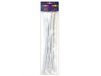 DP Craft kreative tråder 30 cm hvite (949321)