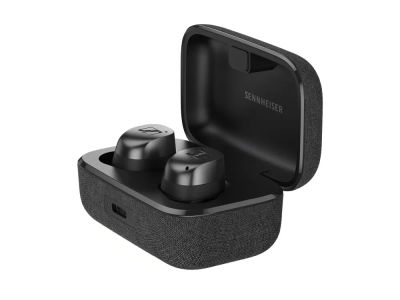 Sennheiser MOMENTUM True Wireless 4 - True wireless-hörlurar med mikrofon - inuti örat - Bluetooth - aktiv brusradering - svart grafit