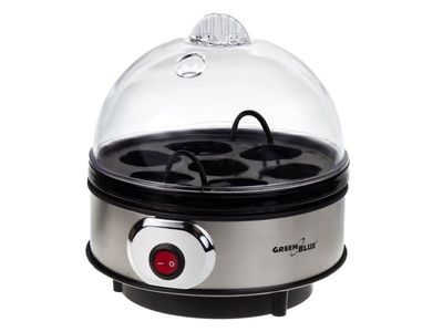 GreenBlue automatisk æggekoger, 400W effekt, op til 7 æg, målebæger, 220-240V~, 50 Hz, GB572