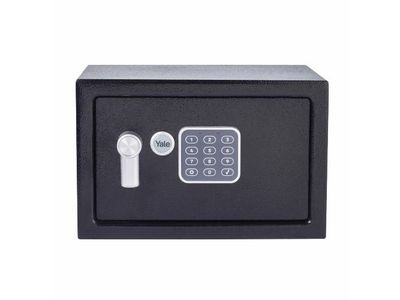 Yale YSV/200/DB2, Bærbar safe, Sort, Kombinasjonslås, 8,6 l, Stål, Gulv/vegg