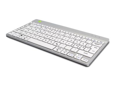 R-Go Compact Break - Tangentbord - med integrerad bromsindikator - trådlös - Bluetooth 5.0 - QWERTY - Nordisk - vit