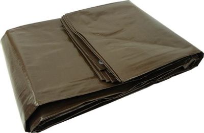 Tarp GEKO 5x6 m ekstra tykk/brun 200 g (3)