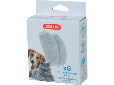 Zolux ZOLUX Fontenefilter for hund og katt 6 stk.